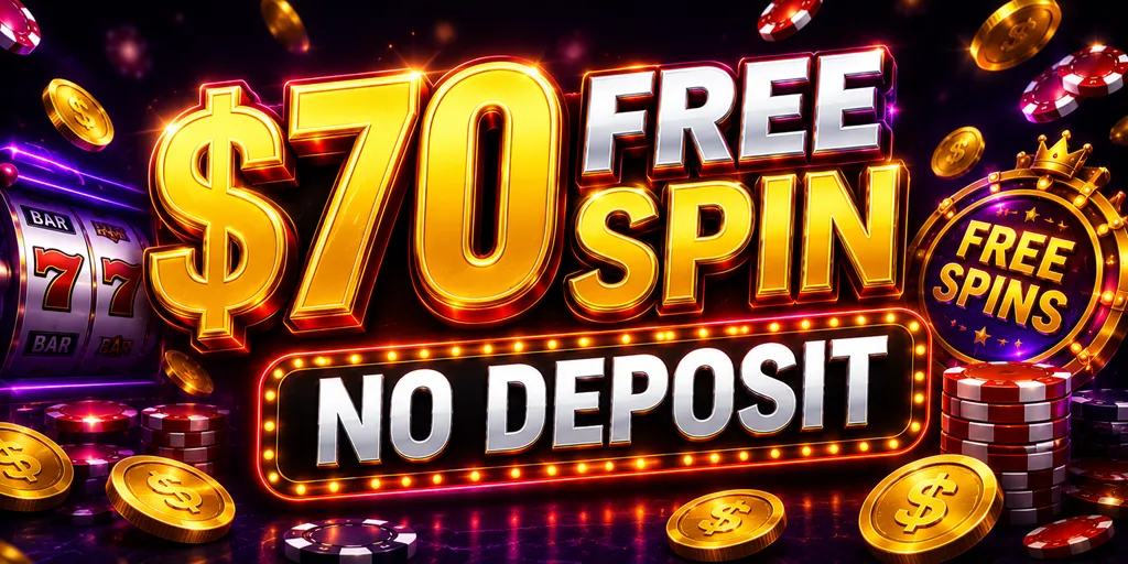 $70 Free Spin No Deposit