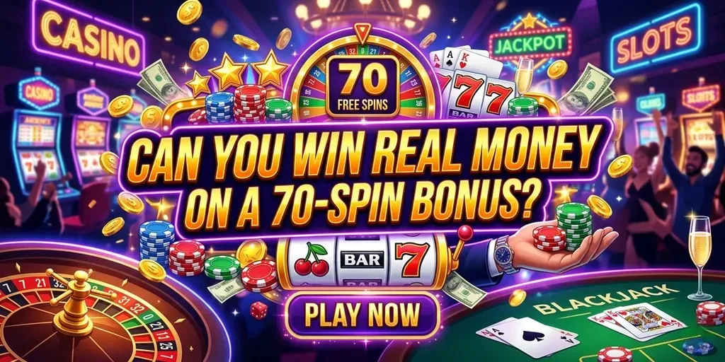 Can You Win Real Money on a 70-Spin Bonus