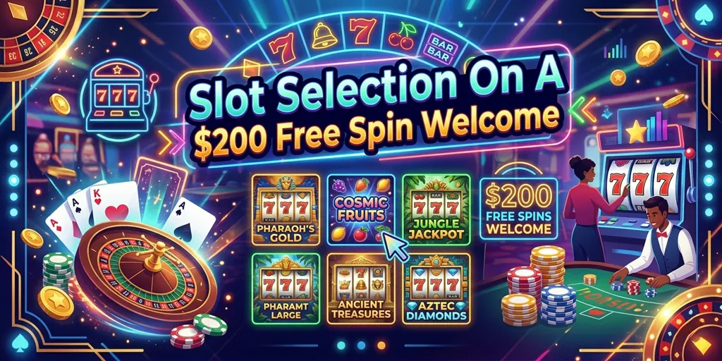 Slot Selection On A $200 Free Spin Welcome