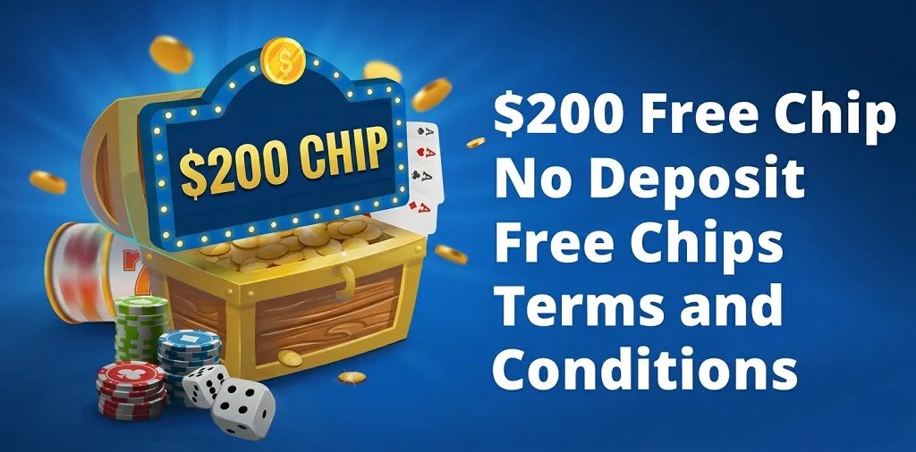 $200 Free Chip No Deposit Free Chips Terms and Conditions