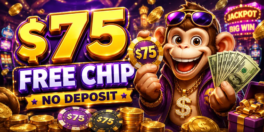 $75 Free Chip No Deposit