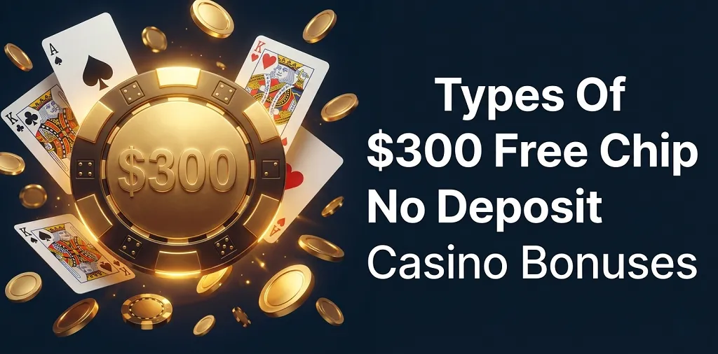 Types Of $300 Free Chip No Deposit Casino Bonuses