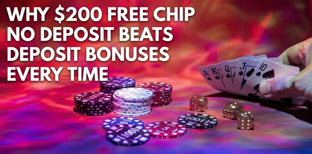 Why $200 Free Chip No Deposit Beats Deposit Bonuses Every Time