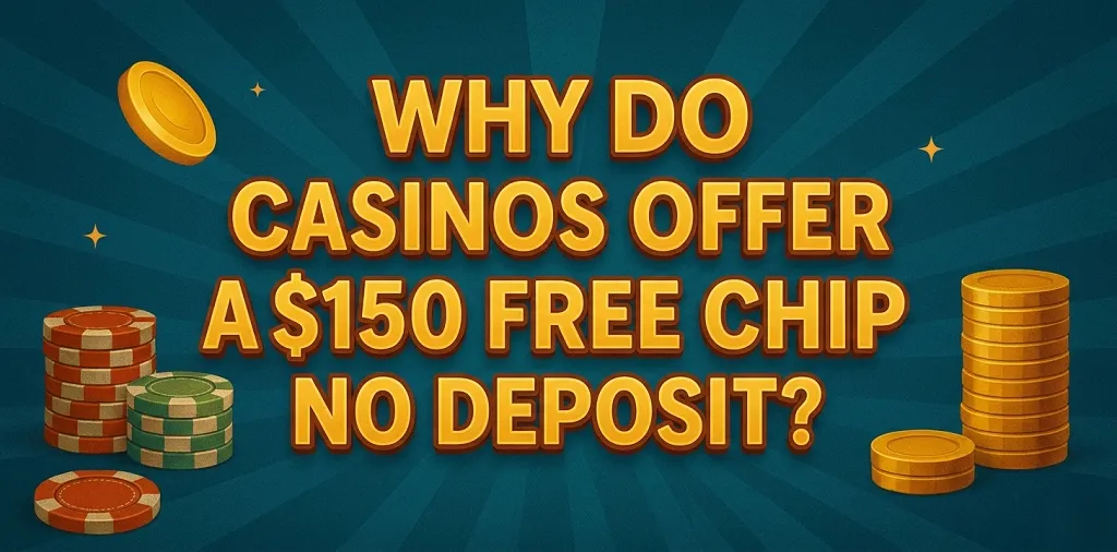 Why Do Casinos Offer A $150 Free Chip No Deposit
