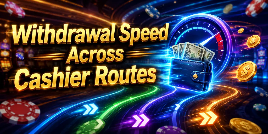 Withdrawal Speed Across Cashier Routes
