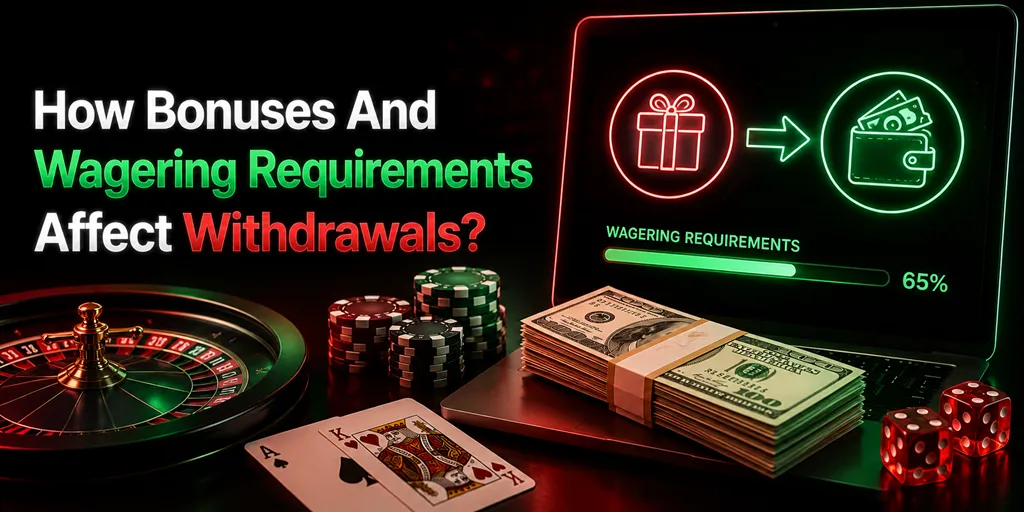 How Bonuses And Wagering Requirements Affect Withdrawals?